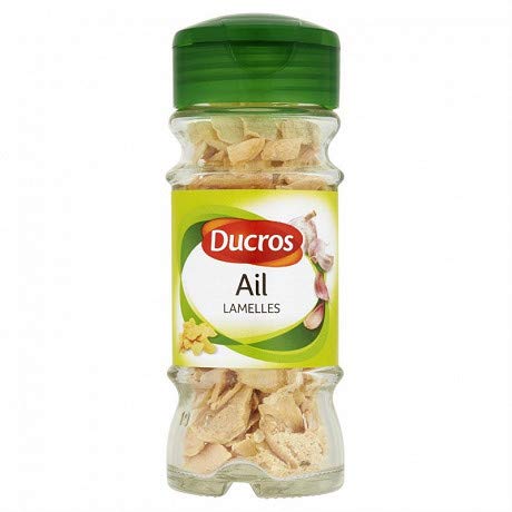 Ail lamelles déshydraté Ducros condiment pour marinade de viande