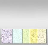 APART "MELODIE" 200G.23x33CM,5BL.MINT-MET.