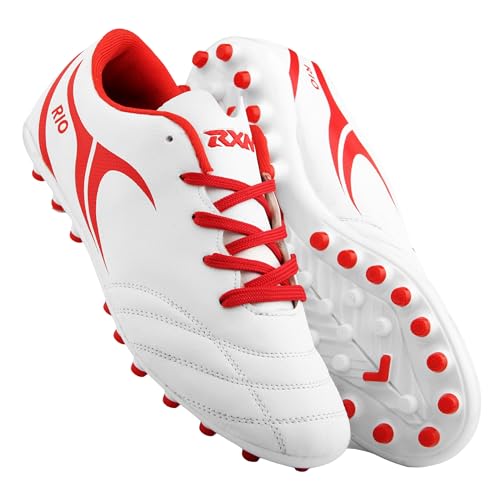 Image of RXN Men's Turbo Football Studs | Lightweight & Durable Cleats Football Shoes | Superior Traction for All Pitches | Premium Comfort & Performance for Every Match