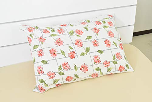 オーシン ピローケース オレンジ 43×63㎝ 花柄 OS-AM10619