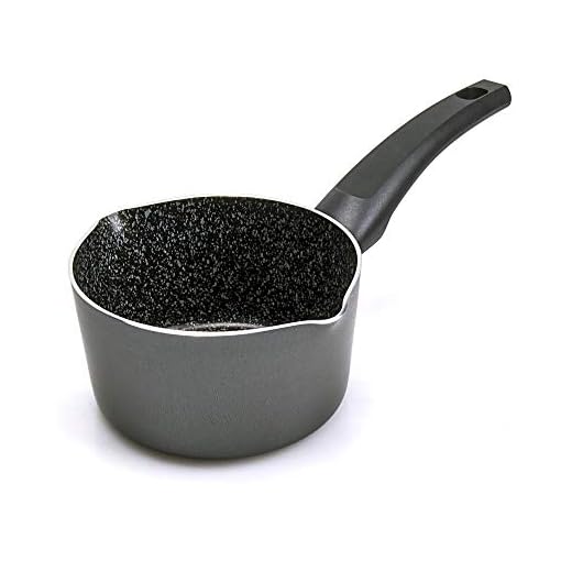 ALLUFLON Tradizione Italia Casseruola, Alluminio, Nero, 14 cm