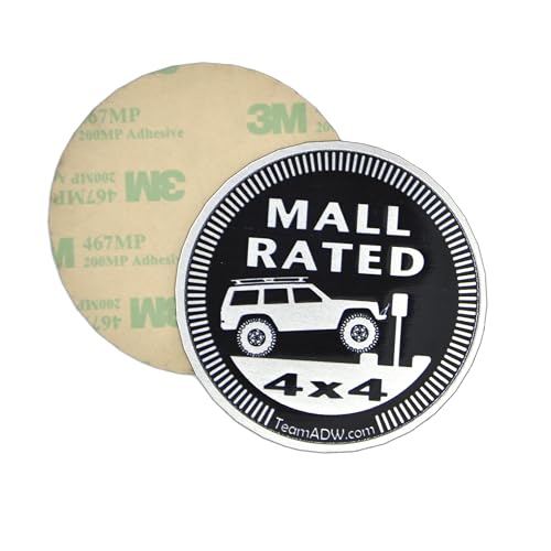Image of Mall Rated Badges for Jeep (Set of 2) - USA Made (Fits Jeep Cherokee XJ)