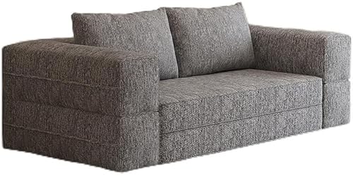 Sofá Plegable de compresión, sofá Modular,sofás seccionales para Sala, sofás pequeños para Espacios reducidos, sofá Cama de Dos plazas - Sofá de compresión en Caja,Gris,150cm