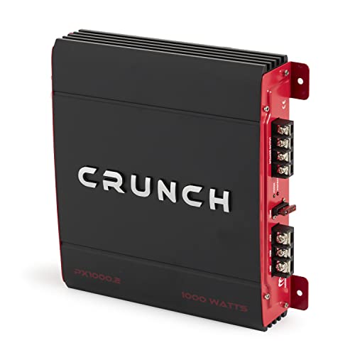 Crunch PX-1000.2 2 Channel 1000 Watt Amp Car Audio Stereo Amplifier And Mtx 12 Inch 1200 Watt Car Audio Dual Loaded Subwoofer Box Enclosure thumb #4