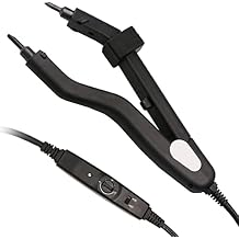 Professional Hair Extensions Tool, Fusion Heat Iron Connector Wand Melting Tool, Keratin Bonding Glue Melting Iron Adjustable Temperature for C/U/I/Flat Tip