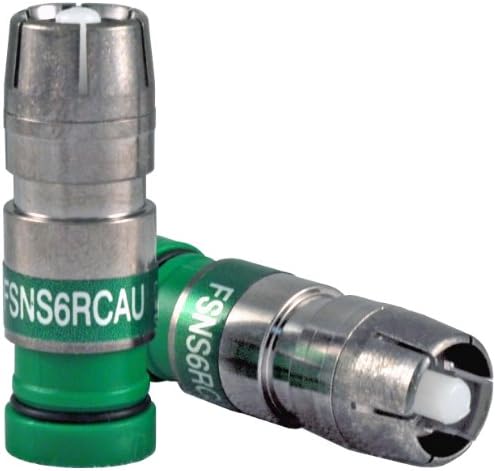 F-Conn RG6 RCA Connectors 25 Pack