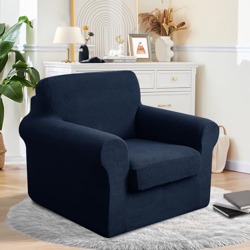 Luxshare Home �X�g���b�`�`�F�A�J�o�[ 2�� �N�b�V�����Ƌ�v���e�N�^�[ �\�t�@�J�o�[ ����\ �y�b�g�ɗD��������~�߃J�o�[ �S����(32�C���`~47�C���`�̈֎q/�l�C�r�[)