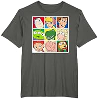 Disney Pixar Toy Story Cast Character Grid Camiseta