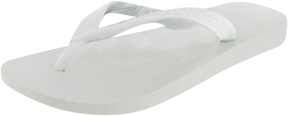Havaianas Women's Top Flip Flop Sandals, White, Size 6 Womens