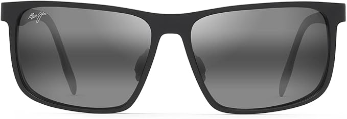 Maui Jim Men's Wana Polarized Rectangular Sunglasses