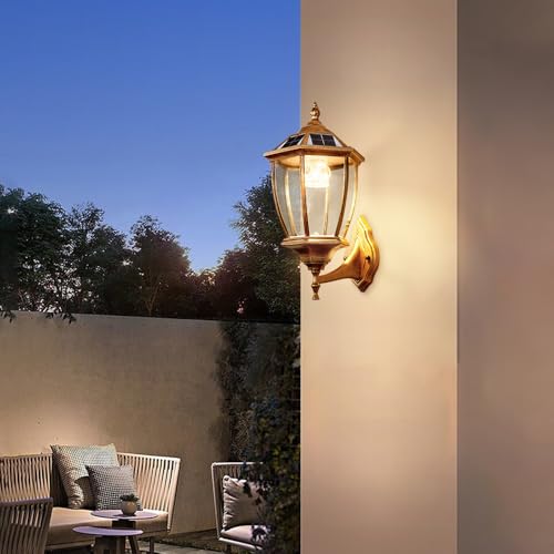Applique Murale Solaire d'extérieur étanche IP65 avec éclairage de sécurité rétro