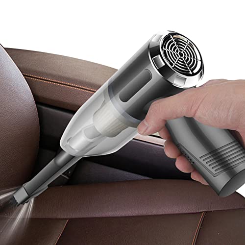 Yusheng Mano para Coche - 120 W con 2 boquillas Asiento - Succión 10000 Pa, Aspirador pequeño con Cepillo para el Pelo para vehículos, caravanas, Camping, Pelo Mascotas Yusheng Mano para Coche - 120 W con 2 boquillas Asiento - Succión 10000 Pa, Aspirador pequeño con Cepillo para el Pelo para vehículos, caravanas, Camping, Pelo Mascotas