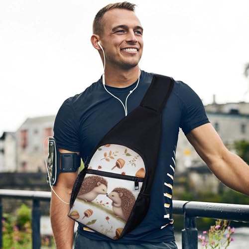 Morrales Sling Bag Casual para Senderismo y Uso Diario miniatura 2