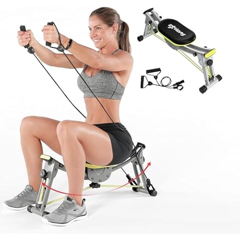 WONDER CORE Butt Lifting Machine Hip Thrust Machine Ab Workout Equipment with Resistance Band Total Body Abs and Glutes Butt Exercise Equipment, Home Gym Fitness Equipment for Abdomen/Waist/Hip Cover