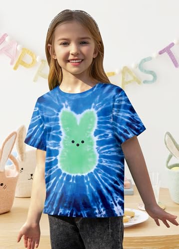 Image of CAZYCHILD Toddler Easter Shirt for Boys Girls:Funny Rabbit Graphic Printed Tee Cute Easter Casual Short Sleeve Gift Tops