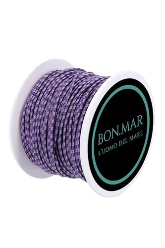 Cordon dyneema SK75 Ø1,5mm violet 50m haute tension qui ne s'allonge pas