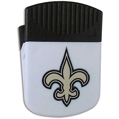 NFL Siskiyou Sports Fan Shop New Orleans Saints Chip Clip Magnet with Bottle Opener Single Team Color