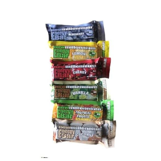 Millennium Assorted Energy Bars (6 Count) - Long Shelf Life Fruit flavored Bar Bundle - Survival Pack for Calamity, Disaster, Hiking and Meal replacement