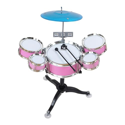 SZLIFE Set di Batteria per Bambini, Strumenti Musicali, Giocattolo, Gioco interattivo, Batteria Jazz, Set di Giocattoli...