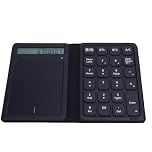 Goshyda Bluetooth Number Pad, 23 Keys Wireless Numeric Keypad with Touchpad and Calculator Function, Foldable Ultra Thin Type C Numpad for Tablet Laptop Desktop