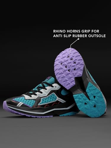 Image of The Souled Store Trailblazer: Vortex Men and Boys Blue PU Upper Lace Up Low Top Sneakers