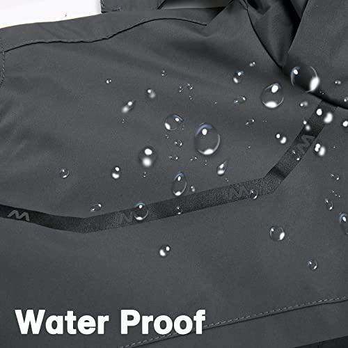 Giisam Mens Rain Jackets Waterproof With Hood Softshell Lightweight Windbreaker Raincoat Rain Coats For Outdoor Travel Hiking Grey thumb #4