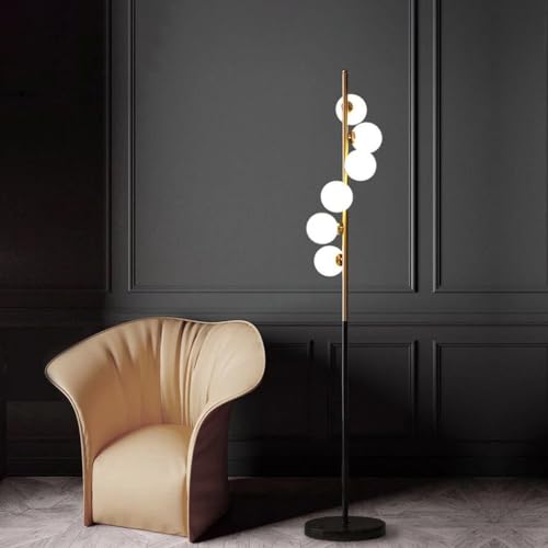 Harold Electricals Modern NovaGlow Floor Lamp| Golden Globe Floor...