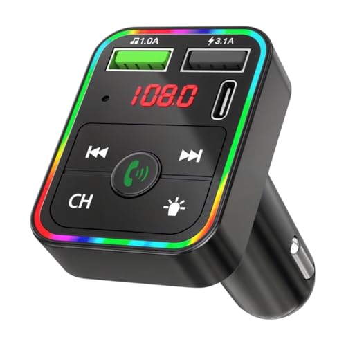 Handsfree Call Car Charger,Wireless Bluetooth FM Transmitter Radio Receiver,Mp3 Audio Music Adapter,Dual USB Port Charger Compatible for All Smartphones (New Black) Handsfree Call Car Charger,Wireless Bluetooth FM Transmitter Radio Receiver,Mp3 Audio Music Adapter,Dual USB Port Charger Compatible for All Smartphones (New Black)