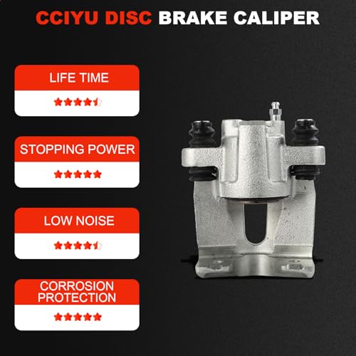 Image of cciyu Rear Right Brake Caliper Assembly 184851 For Ford For Crown Victoria /For Grand Marquis,For Lincoln For Town Car,For Mercury For Grand Marquis /For Marauder