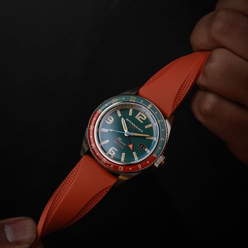 Image of Spinnaker Men's 43mm Fleuss GMT Automatic Watch with Solid Stainless Steel Bracelet SP-5120