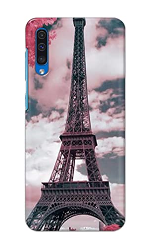 Image of Lovers Famous Place Eiffel Tower in Paris Hard Back Case Cover for Samsung Galaxy A50 / Samsung A50s / Samsung A30s Back Cover -(J5) VNS2227