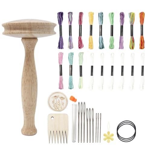 Kit de tricot adultes femmes pour réparer chaussettes et pulls troués