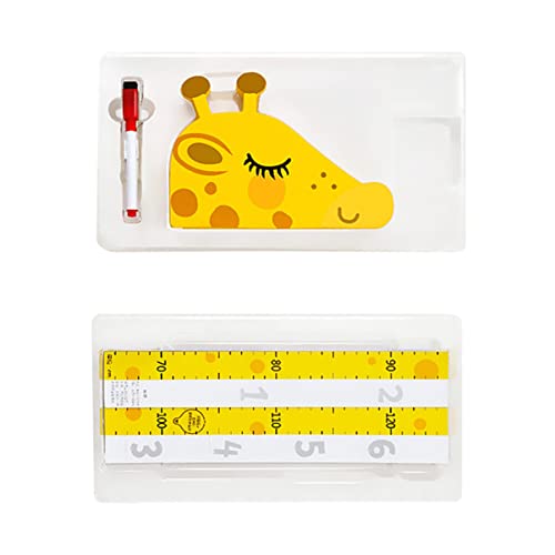 Autocollant mural girafe pour toiser la taille des enfants en sticker amovible