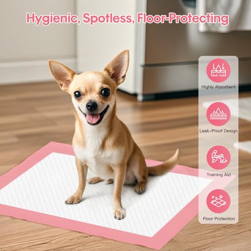 Image of Puppy Pads Disposable Puppy Training Pads 13 inch x 18 inch -100 Count Puppy Pads | Premium Puppy Potty Training Pads，Underpads Ultra Absorbent Incontinence Pet Training Pads (S (13 inch X 18 inch - 100 Pcs ))