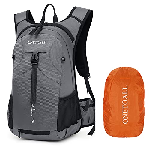 LOCALLION Cycling Backpack Bike Backpacks Hydration Pack Backpack 18L Lightweight Hiking Backpacks for Men Women Sports Gray