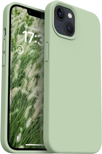 Image of MIDOS Back Cover Compatible with iPhone 14 Plus Case Liquid Silicone Full Protection Shock Proof Back Cover for iPhone 14 Plus (S Green)