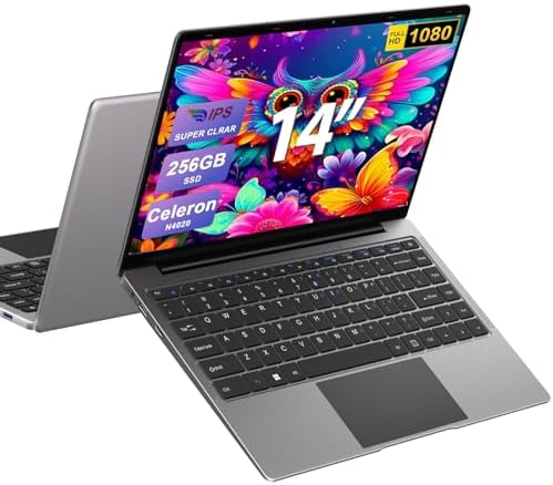 Ordenador portátil 14 Pulgadas N4020 hasta 2,8 GHz Portátil 8GB L...