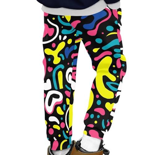 Boys Jogger Pants Girls Sports Sweatpants Kids 4-15T Lightweight Hiking Pants Cute Graphic Casual Activewear2