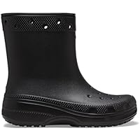 Crocs Unisex Adult Classic Boot, Black, US M7W9