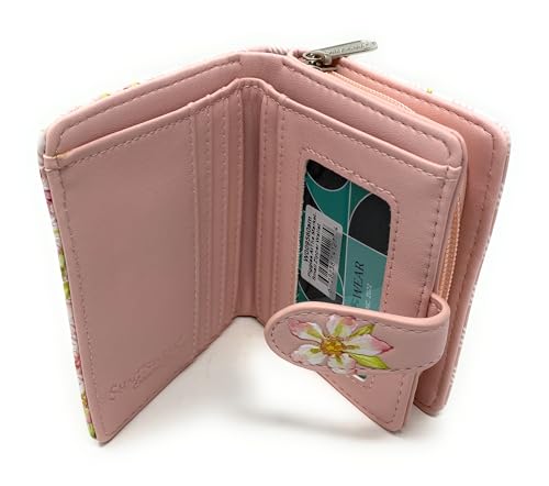 Shag Wear Piggies at Market Small Pig Wallet for Women and Teen Girls Vegan Faux Leather Pink 4.5"4