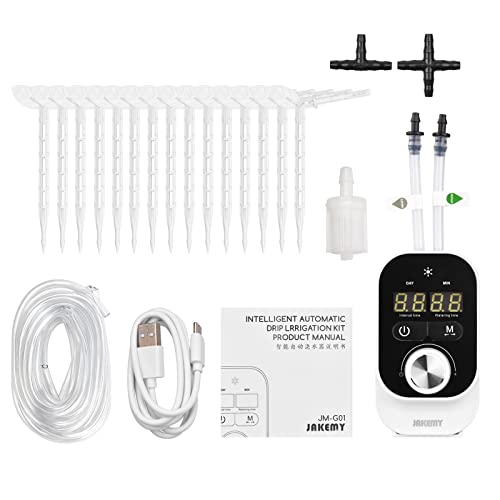 HUIOP Kit de riego por Goteo automático Inteligente Dispositivo de riego de Plantas de sincronización Inteligente Sistema...