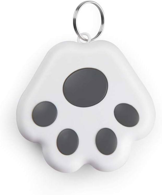 N+B GPS Pet Cat Dog Tracker, Mini Anti-Lost Waterproof Bluetooth Locator, Accessories, Smart Wireless Tracker Finder for Suitcase Key Wallet Importan Item Anti Theft Alarm Tracking Devices (Gray)