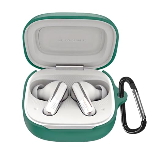 YAODLE For JBL LIVE BEAM 3 �p �P�[�X �J�o�[ JBL LIVE BEAM 3�p�ی�J�o�[ �ی�P�[�X �V���R���P�[�X �����[�d�\ �S�ʕی� �����h�~ �L�Y�h�~ �ϏՌ� �h�o �y�� ���[ �J���r�i�t��(�O���[��)