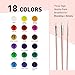 HIMI Gouache Paints Set, 18 Colors, 30g, jelly gouache paint set, Non Toxic Paint for Canvas and Paper, Art Supplies for Professionals, and More (Pink Case)