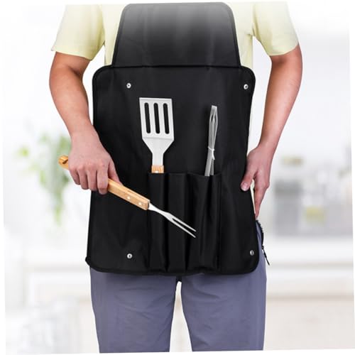 Set de utensilios para parrilla BESPORTBLE acero inoxidable miniatura 6