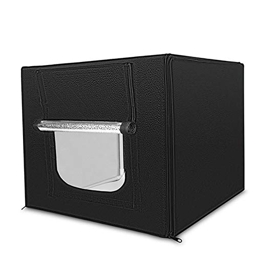 HCKZ Schießzelte 40cm Fotostudio Dimmable Fotobox mit leichten weichen Lichtkasten Tabelle Fotografie Zelt Lichtkiste…