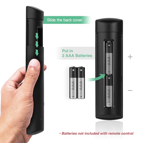 Image of Replacement Voice Remote Fit for All Fire-Series TV Cube /Stick, Compatible with Firestick 4K Max /4K /Stick /Lite /HD, Fit for All Hisense, TCL, Insignia-Pioneer-Omni QLED Series, Not for Roku