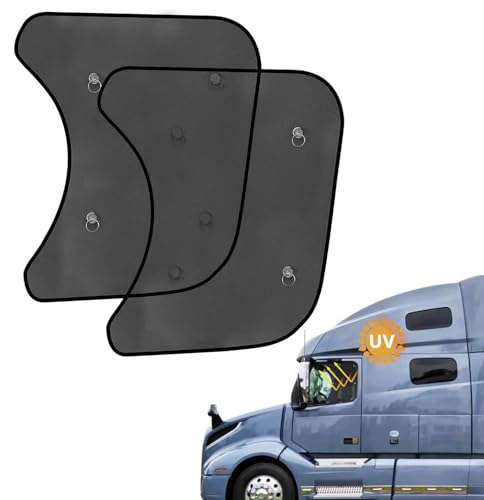 Semi-Truck Side Window Sun Shade Fits Freightliner Cascadia (All Years) 2023 to 2025 Model Enhanced