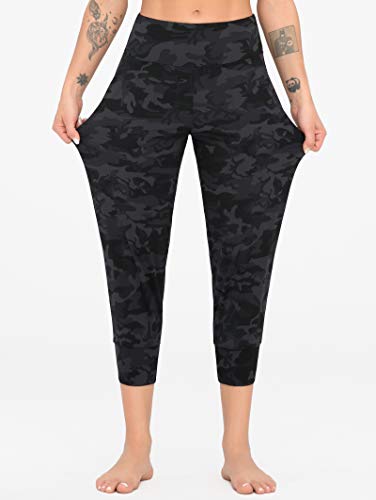 Image of Dragon Fit Joggers for Women with Pockets,High Waist Workout Yoga Tapered Sweatpants Women's Lounge Pants