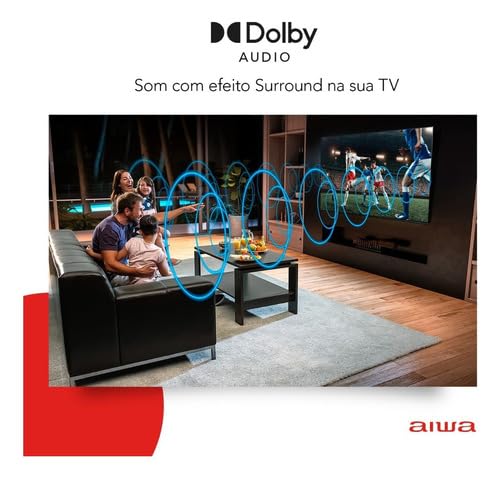 Smart TV AWS 32”, Android, HD, Borda Ultrafina, HDR10, Dolby Áudio